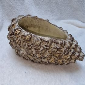 Obal Pinecone Brown Oval 23x12x10cm